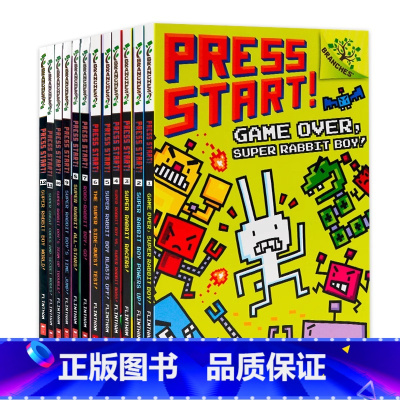 [正版]方块兔 学乐桥梁书大树系列12册英文原版绘本 Scholastic Branches Press Start!