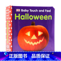 [正版]进口英文原版 Baby Touch and Feel Halloween 万圣节触摸书 宝宝触摸操作纸板书 低