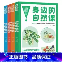 身边的自然课全4册 [正版]身边的自然课系列4册 花草树木+飞鸟鱼虫+哺乳动物+自然奇观 小学生动植物趣味百科科普 1-