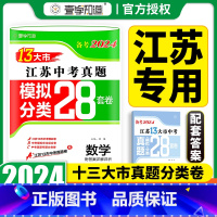 九年级/初中三年级 [正版]备考2024中考数学江苏13大市真题卷模拟分类28套卷2023江苏十三大市卷子全国中考总复习