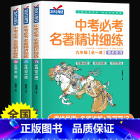 [初中全3册]中考必考名著精讲细练 初中通用 [正版]中考必考名著精讲细练四大名著初中考点名著解读一点通名著帮帮团初中课