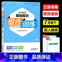 英语基础组合训练 七年级下 [正版]2023新版通城学典 初中英语基础知识组合训练七年级下人教版 初一下册英语词汇句型语