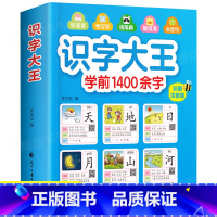 识字大王-学前1400余字 [正版]识字大王学前1400余字 彩图注音版 幼儿看图识字认字书幼儿园学前班早教书籍幼小衔接