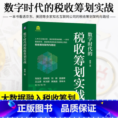 [正版] 2023 数字时代的税收筹划实战 蔡昌 大数据挖掘与应用 战略规划 概念与范围 基本架构 实践应用