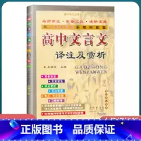 语文 高中通用 [正版]2023新版高中文言文译注及赏析文言文完全解读全解一本通全集人教版语文必修选择性必修高一二三高考