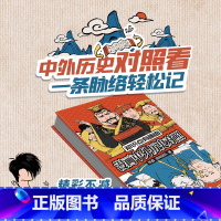 [正版] 混知中外历史对照 漫画中国通史初中生高中生 涵盖中学历史200大事5米画卷 半小时漫画 历史类书籍中国史 历史