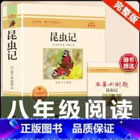 [配套人教版]昆虫记 .送考点 [正版]八年级阅读名著钢铁是怎样炼成的和经典常谈昆虫记红星照耀中国原著人民教育出版社初中