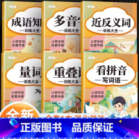 [★升级新版★]词语积累大全 6本 小学通用 [正版]小学生词语积累大全训练1一6年级量词重叠词叠词成语知识手册人教版a