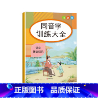 [单册]同音字训练大全 [正版]斗半匠小学生词语积累大全训练1一6年级量词重叠词叠词成语知识手册人教版多音字近义词反义词