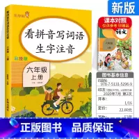 [六上]看拼音写词语 小学一年级 [正版]看拼音写词语一年级下册 二六年级四五三年级上下册拼音练习册人教版语文默写看图写