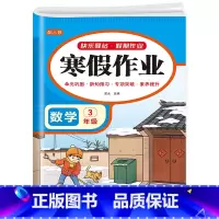 数学寒假作业 小学三年级 [正版]2023新版 三年级上册寒假作业语文数学英语全套人教版三升四寒假衔接小学3年级上期末总