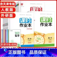 八年级[语数英物]4本套装(天津专用) 八年级上 [正版]2024版通城学典课时作业本数学物理英语语文化学生物道德与法治