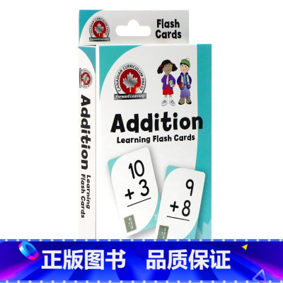 [正版]加法学习闪卡 英文原版 Addition Learning Flash Cards 加拿大教辅小学数学学习工具