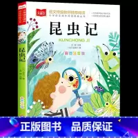 昆虫记 [正版]法布尔昆虫记 彩图注音版二年级必课外阅读书儿童科普读物故事书大语文老师 小学生经典书目带拼音的一二三年级