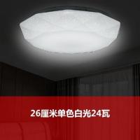 LED吸顶灯 梦幻钻石星空房间灯 现代简约圆形客厅卧室餐厅阳台灯 26厘米白光LED24瓦