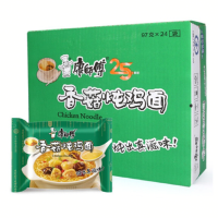 康师傅香菇炖鸡袋面(新老包装随机发货)97g/100g香菇炖鸡*24袋