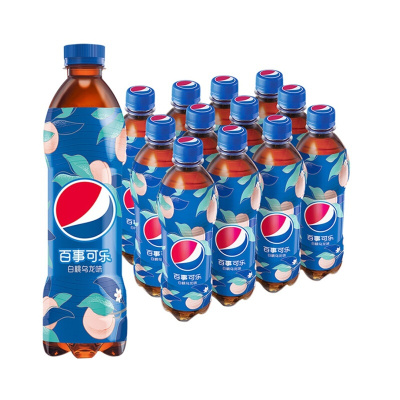 百事可乐白桃乌龙味600ml*24瓶