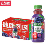 农夫果园30%混合果汁饮料(葡萄/苹果/蓝莓/石榴/西梅) 450ml*15瓶/箱
