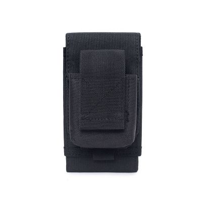 EDC户外战术手机香烟包杂物零钱包穿腰带附件小挂包双肩配件包 黑色