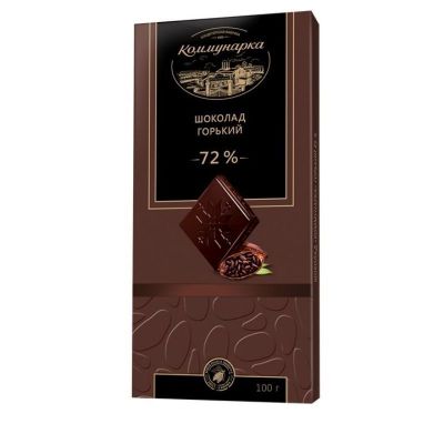 白俄罗斯进口 康美纳卡黑巧克力72% 100g