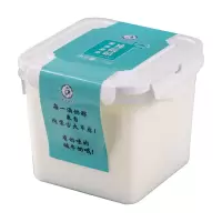 [最新日期]内蒙古0蔗糖无糖纯酸奶大桶装原味老酸奶批发水果捞 零添加蔗糖纯酸奶2斤1桶