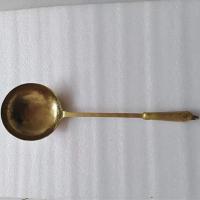 纯手工铜勺子铜铲子 老式长柄炒菜铜铲铜汤勺 厨房加厚黄铜勺子 小号