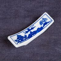 10个筷子架传统筷子托筷枕筷托中式家用青花瓷餐具简约筷架 梧桐筷架10个装