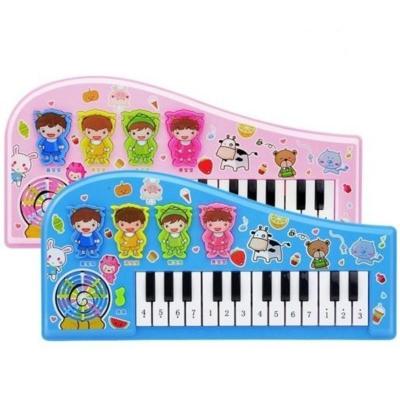 儿童电子琴启蒙玩具宝宝早教益智音乐小钢琴小男孩玩具琴1-3-6岁 洋宝宝电子琴(随机颜色自备电池)