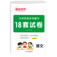 2021阳光同学小学毕业升学系统总复习数学语文英语小升初复习资料 小升初语文试卷