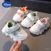 迪士尼(Disney)宝宝学步鞋2021春季单鞋小童软底运动鞋皮面6个月-1岁半婴幼儿鞋