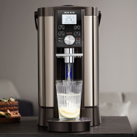 咖啡色-奥克斯电热水瓶全自动保温家用烧水壶恒温一体5L大容量开水瓶智能