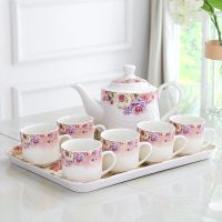北欧式陶瓷茶杯水杯家用套装客厅杯子水具耐热茶壶冷水壶茶具套装
