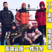 美版冬季北湎羽绒棉服tnf1996加厚情侣羽绒棉服学生外套