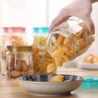 玻璃密封罐储物罐家用器皿透明果酱瓶蜂蜜柠檬罐子干货零食储存罐