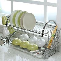 沥水碗架刀架厨房收纳置物架落地蔬菜架碗碟架橱柜整理架用品
