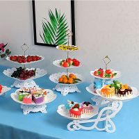 生日派对甜品台装饰摆件展示架欧式茶歇冷餐摆台蛋糕点心架子盘