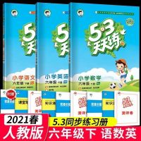 53天天练人教版123456年级上册秋季新版语文数学英语同步练习册 六年级上53册人教版 53测评卷