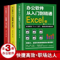 正版3册 办公软件从入门到精通 word excel ppt 办公软件入门