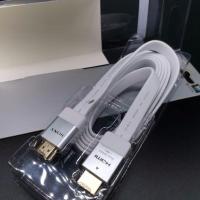 索尼HDMI线sony高清线hdmi音视频高清线索尼SONY高清HDMI线扁线 2米白色