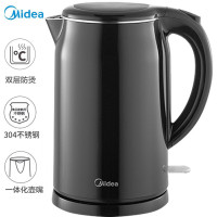 美的(Midea)电水壶热水壶1.7L大容量家用304不锈钢正品电热烧水壶自动断电智能开水壶大容量SH17M301