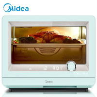 美的(Midea) 线下商场同款 家用蒸烤箱 蒸烤一体 华为鸿蒙系统 热风烘烤蒸烤料理炉 智能家电 PS20C2W