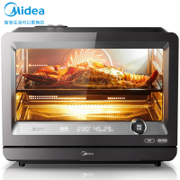 美的(Midea) 家用台式蒸烤箱蒸箱30L 蒸烤一体机 大容量二合一 智能电烤箱 料理炉PS30H5W