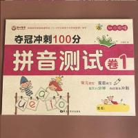 大班学前班拼音练习册幼儿园升一年级幼小衔接入学测试卷数学加减 拼音1(单韵母声母内容)