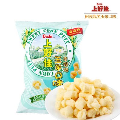 上好佳玉米口味田园泡芙80g