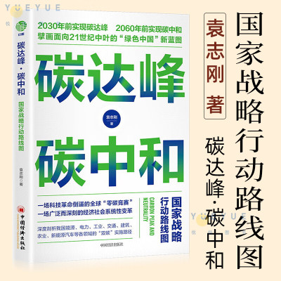 正版碳达峰·碳中和:国家战略行动路线图 袁志刚 著 中国经济绿色低碳节能减排发展理念经济书籍 中国经济