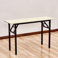 单层加固 长80宽40高75 白象颜色 折叠桌子办公桌会议桌长条桌培训桌简易桌课桌电脑桌学习桌子餐桌