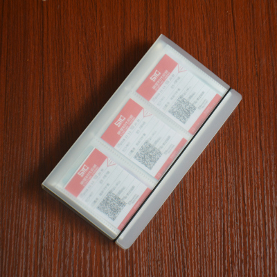3寸透明绑绳 240卡位 电影票收藏册火车票夹门票纪念拍立得3寸相册票据卡名片收纳本