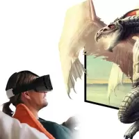 普通VR眼镜 vr电脑专用vr电脑显示器vr眼镜电脑版多功能眼镜vr科技盒子支持ar