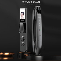 凯米德D9全新升级 3D人脸视频对讲智能锁 手机远程开锁(不含安装)(标配国标24*240锁体,其它锁体尺寸请补单)