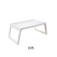 白色 宜家折叠桌子便携式小餐桌简易家用儿童迷你塑料收纳床上电脑轻便